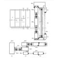 Aluminium-Extrusionsprofile für Schiebetüren und Türen